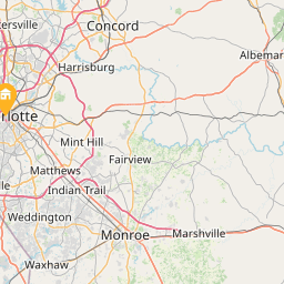 Hilton Charlotte Center City on the map